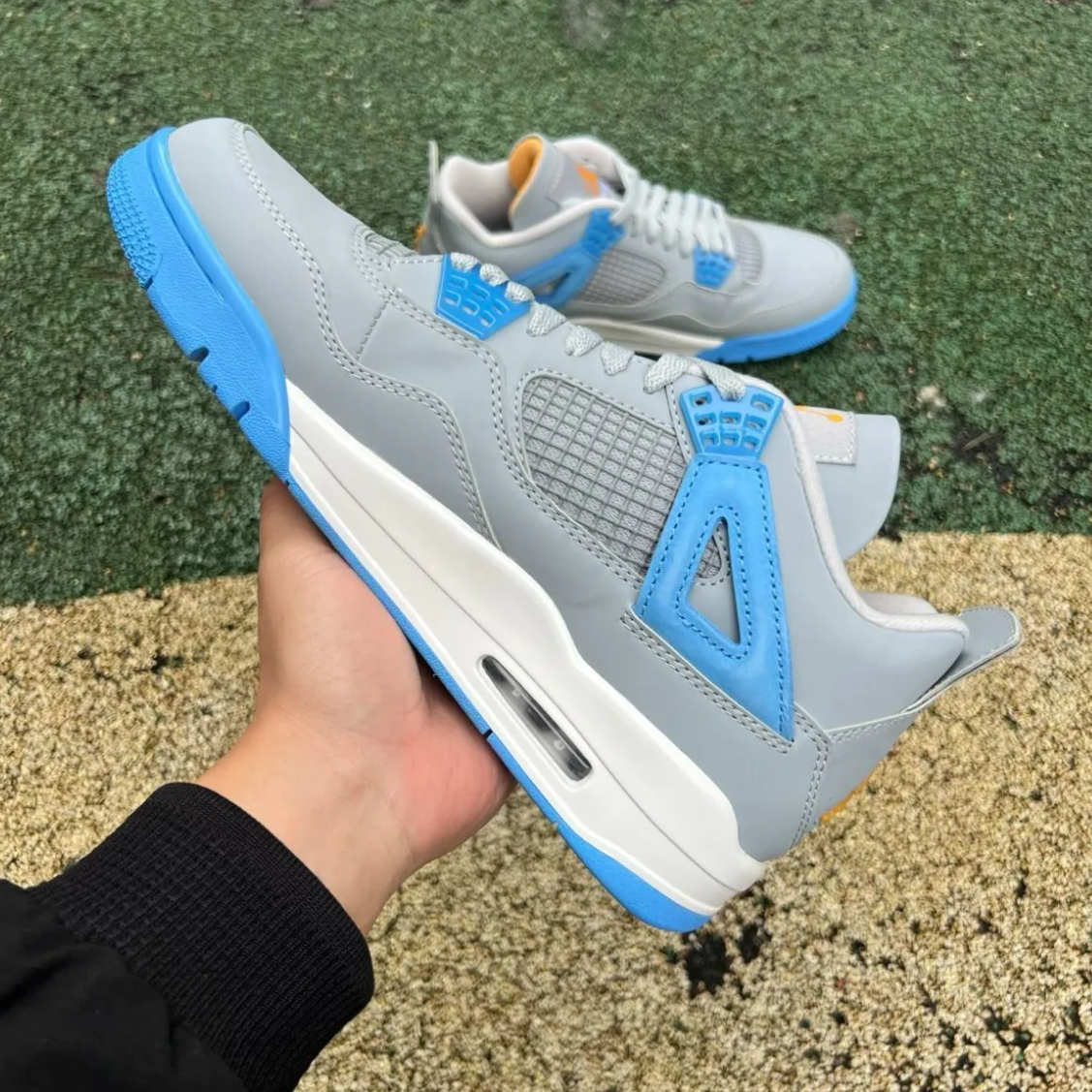 Air Jordan 4 LS Mist Blue Shoes Sneakers