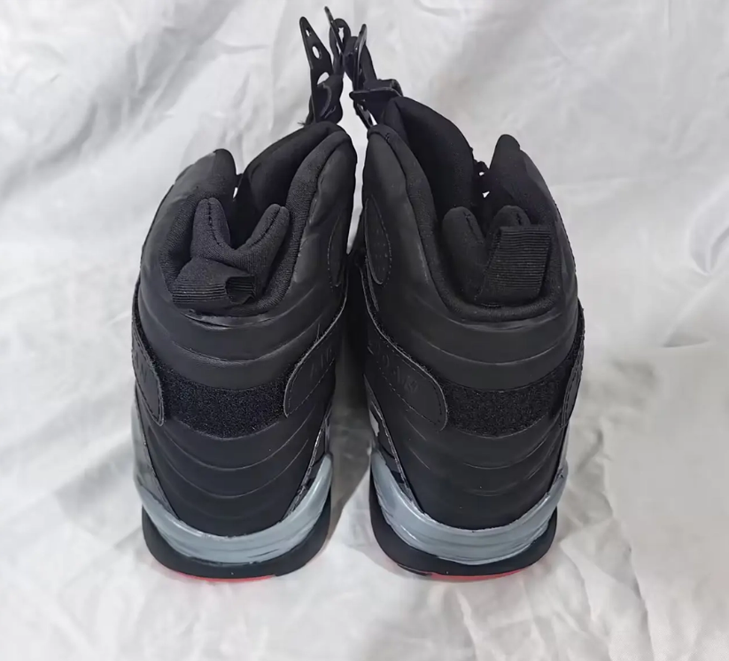 Air Jordan 8 Retro Black Cement Shoes Sneakers
