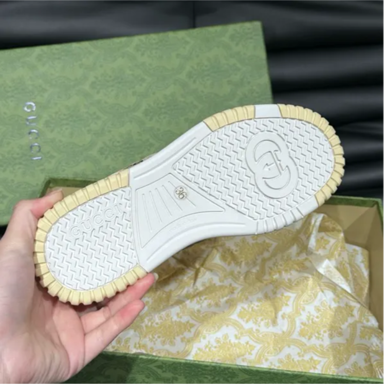 GG Re-Web Sneaker ‘GG Canvas – White Beige’ Shoes Sneakers
