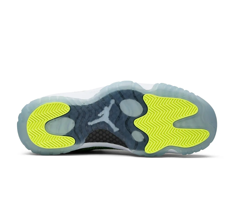 AJ 11 Low Green Snakeskin Shoes Sneakers