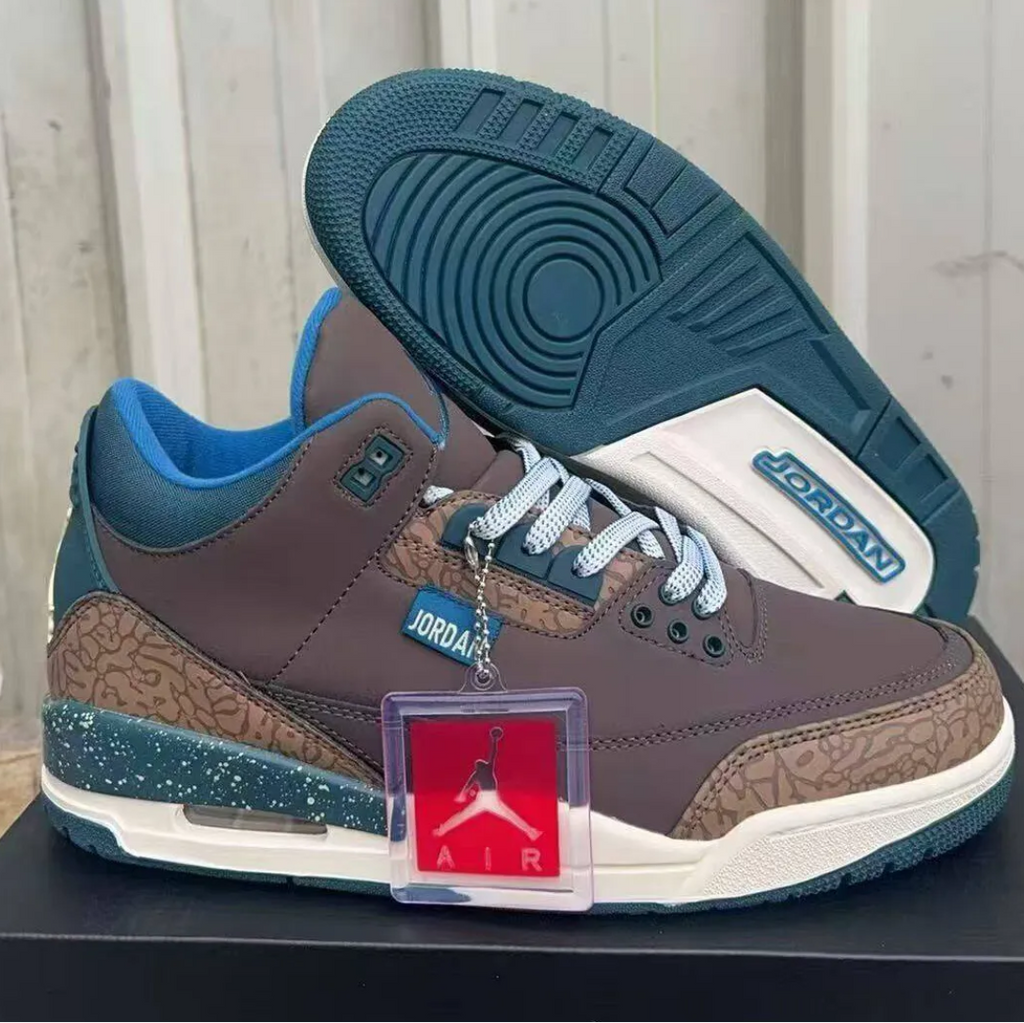 Air Jordan 3 Retro Olive Grey Shoes Sneakers