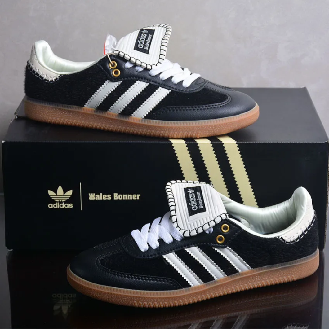 Wales Bonner x AD Samba Pony Black Shoes Sneakers