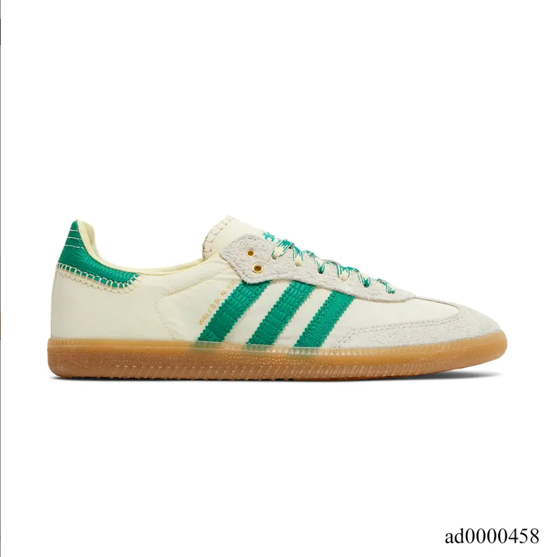 Wales Bonner x AD Samba Cream White Bold Green Shoes Sneakers