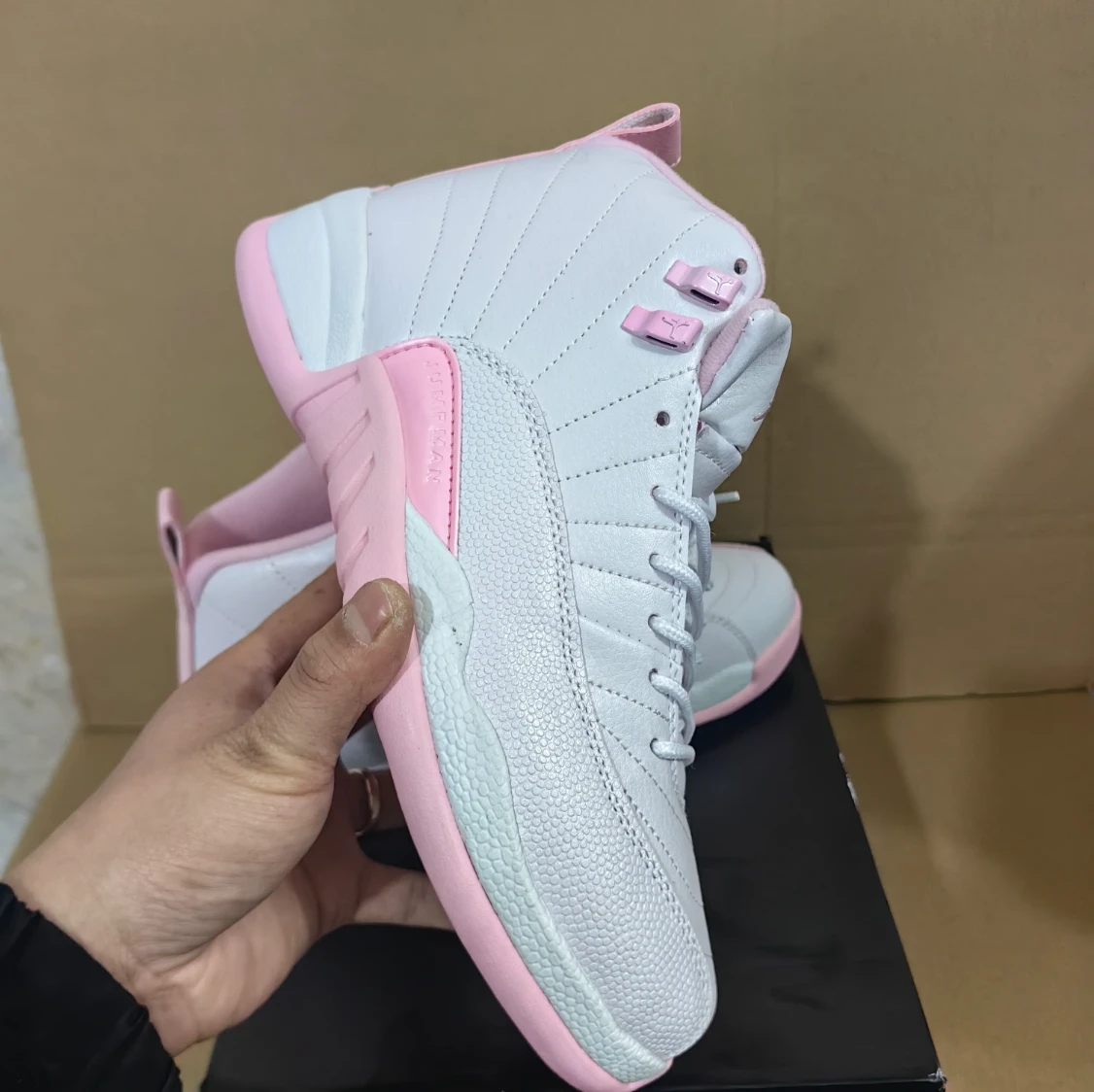Air Jordan 12 White Pearl Pink Shoes Sneakers