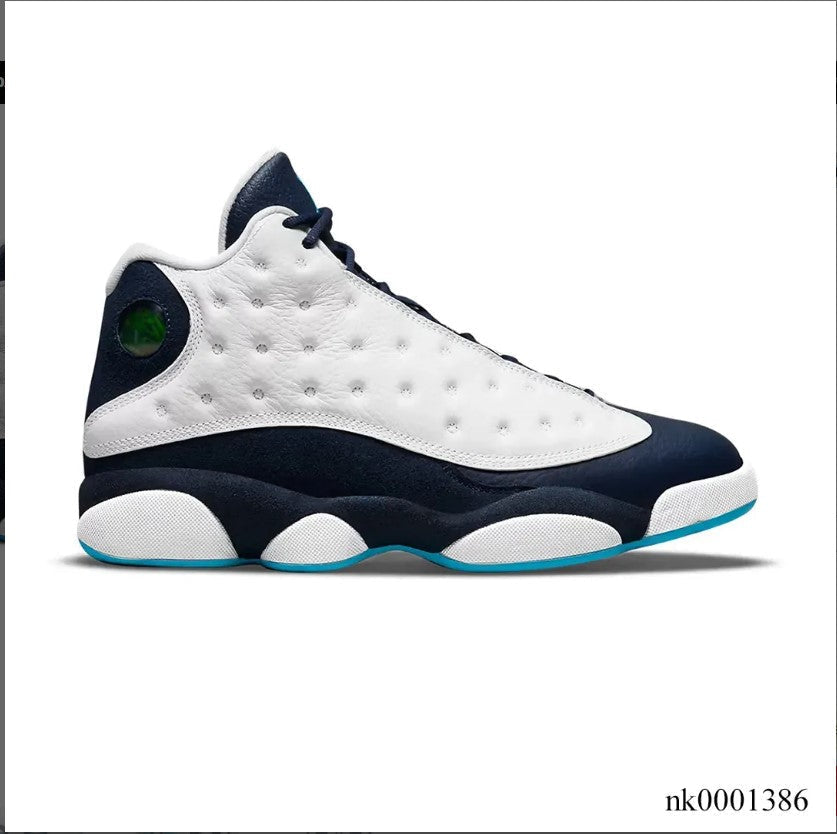 Air Jordan 13 Retro White Obsidian Powder Blue Shoes Sneakers