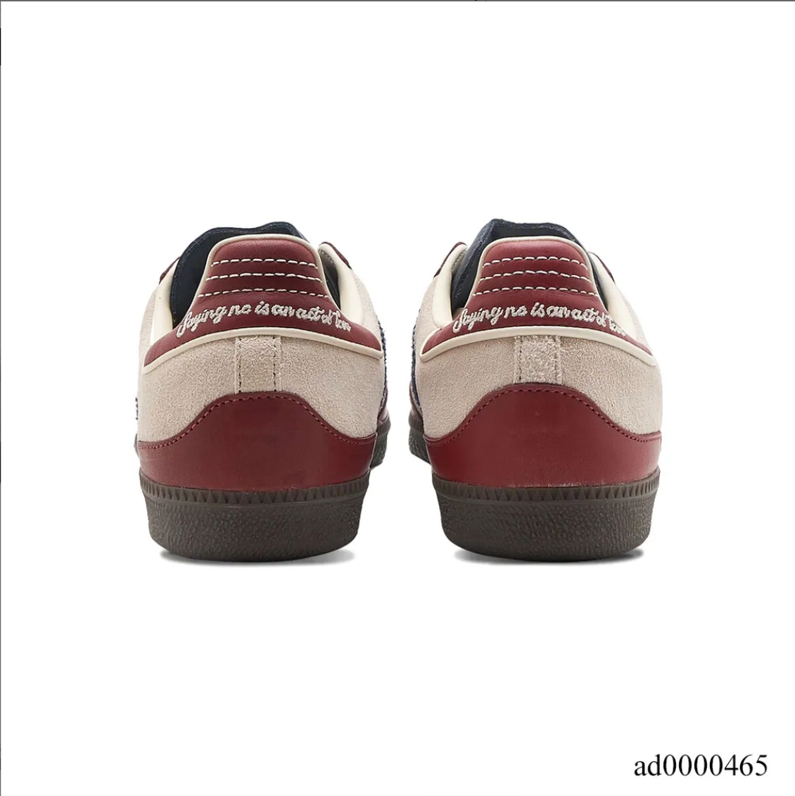 Notitle x AD Samba Red Shoes Sneakers