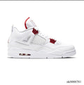 Air Jordan 4 Retro Metallic Red Shoes Sneakers (Big Size Available)