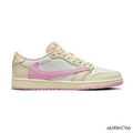 Travis Scott x Air Jordan 1 Low OG Sail Shy Pink Shoes Sneakers