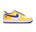 Kobe Bryant x AF 1 Low White Purple Yellow Shoes Sneaker