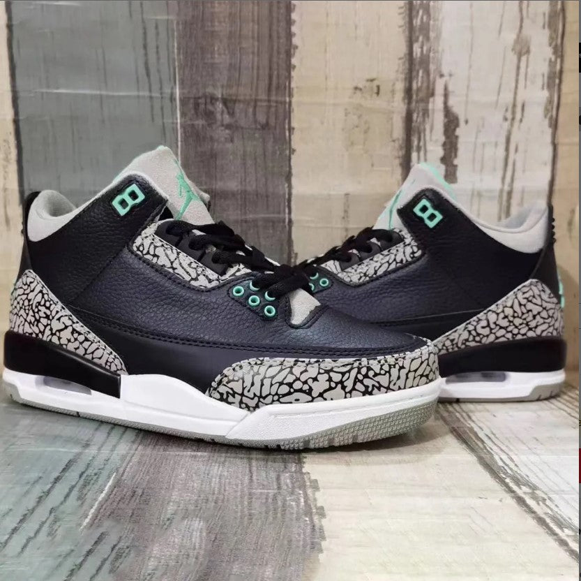 Air Jordan 3 Green Glow Shoes Sneakers