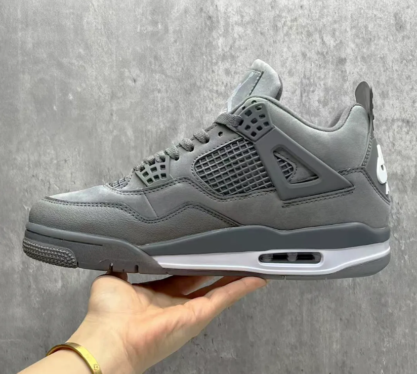 Nigel Sylvester x Air Jordan 4 Wolf Grey Shoes Sneakers