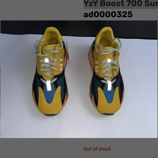 Yeezy Boost 700 Sun Yellow Shoes Sneakers