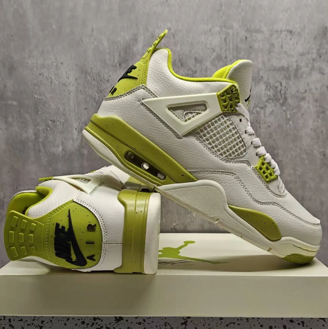 J.Balvin x Air Jordan 4 OG Lemonade Shoes Sneakers