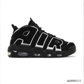 Air More Uptempo Black White Shoes Sneakers