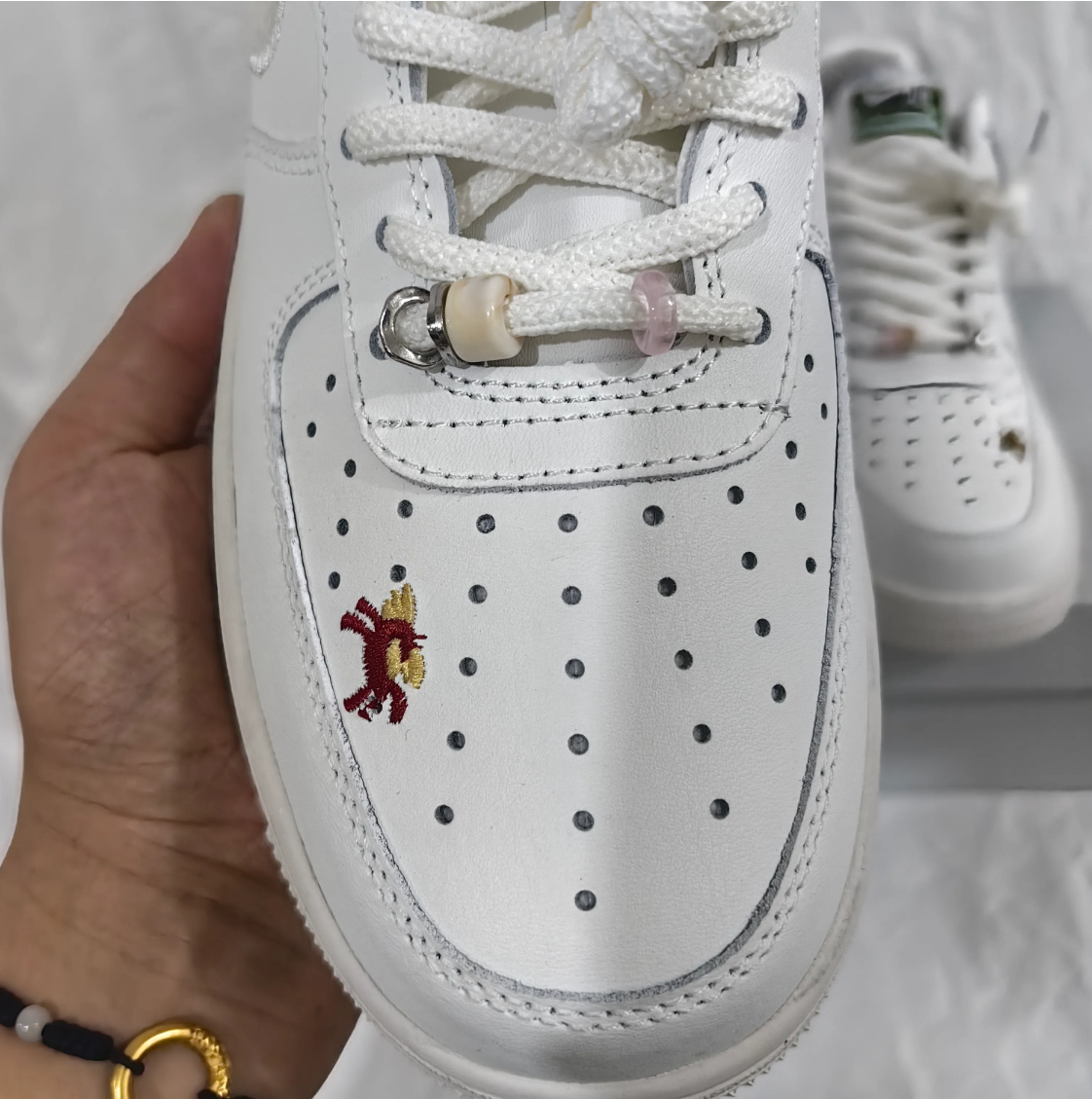 Air Force 1 Chenille Swoosh Year Of The Horse Shoes Sneaker