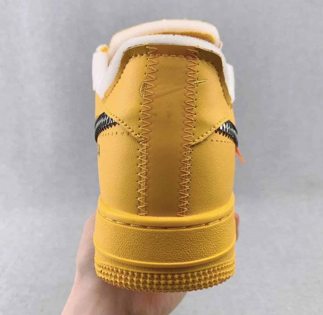 Air Force 1 Low OW ICA University Gold Shoes Sneakers