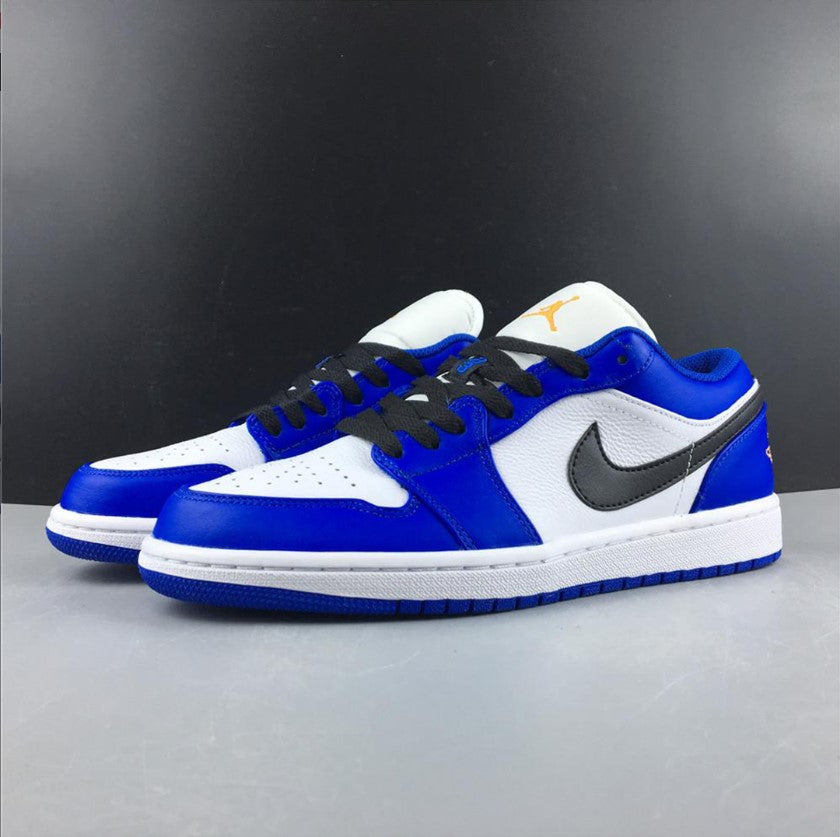 Air Jordan 1 Low Hyper Royal Orange Peel Shoes Sneakers