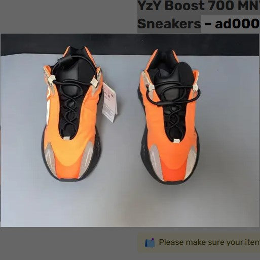 Yeezy Boost 700 MNVN Orange Shoes Sneakers
