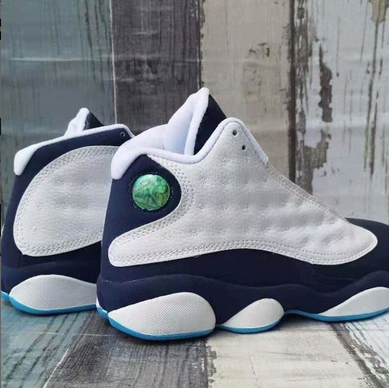 Air Jordan 13 Retro White Obsidian Powder Blue Shoes Sneakers
