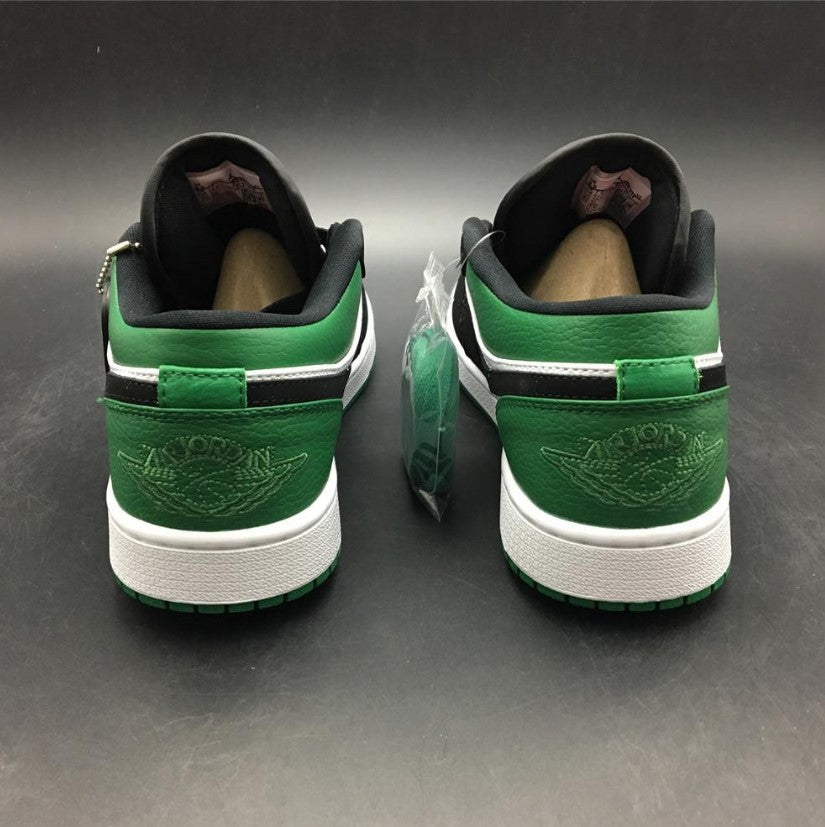 Air Jordan 1 Low White Black Mystic Green Shoes Sneakers