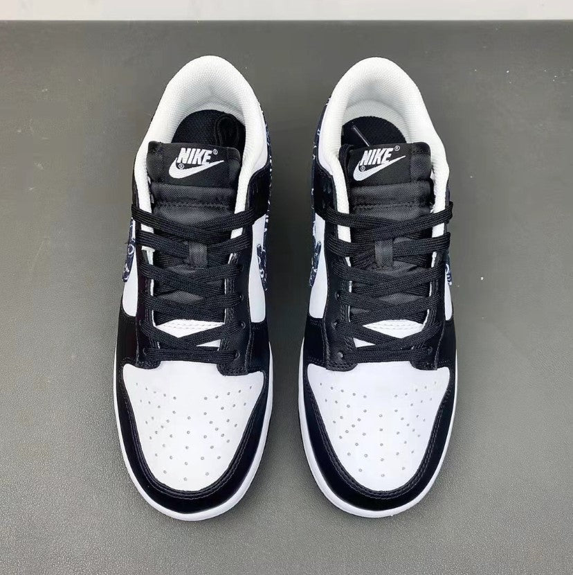 Dunk Low Black Paisley Shoes Sneakers