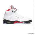Air Jordan 5 Fire Red Silver Tongue (2020) Shoes Sneakers