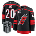 Sebastian Aho Jersey #20 Carolina Hurricanes 2026 Stanley Cup Patch Stitched