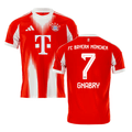 Serge Gnabry 7 Bayern Munich 2025-26 Home Jersey – Red