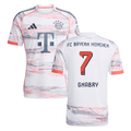 Serge Gnabry #7 Bayern Munich 2025-26 Away Men Jersey – White