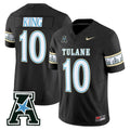 Shaun King Jersey #10 Tulane Green Wave 2025 City Edition Stitched