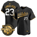 Shea Langeliers Jersey #23 Oakland Athletics 125th Anniversary Stitched
