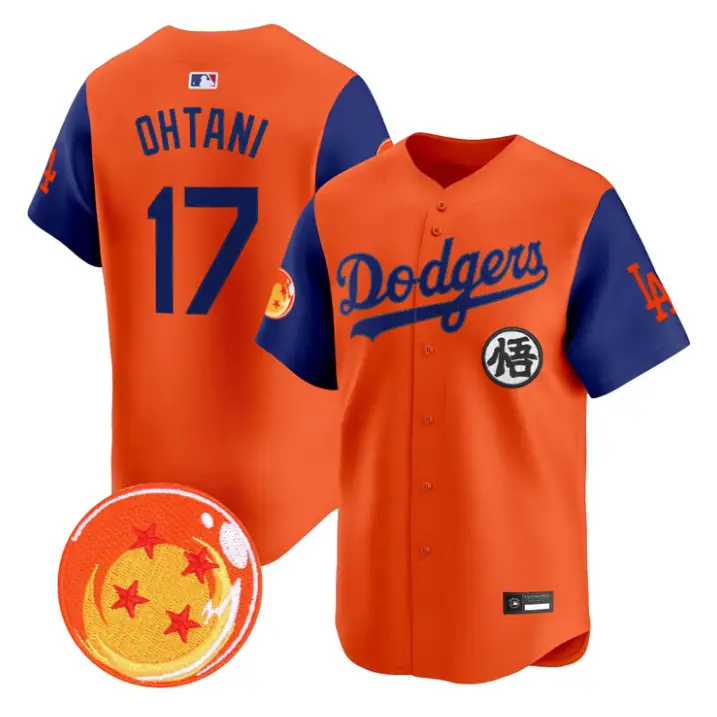 Shohei Ohtani Jersey #17 Dodgers Dragon Ball Vapor Premier Stitched
