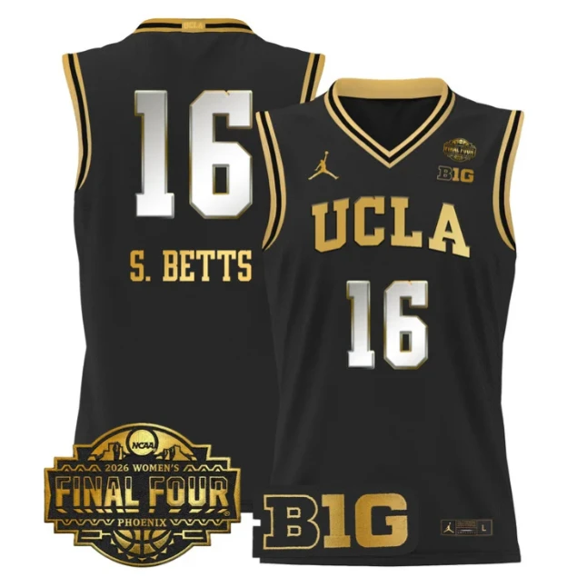 Sienna Betts Jersey #16 UCLA Bruins 2026 Final Four Patch Stitched