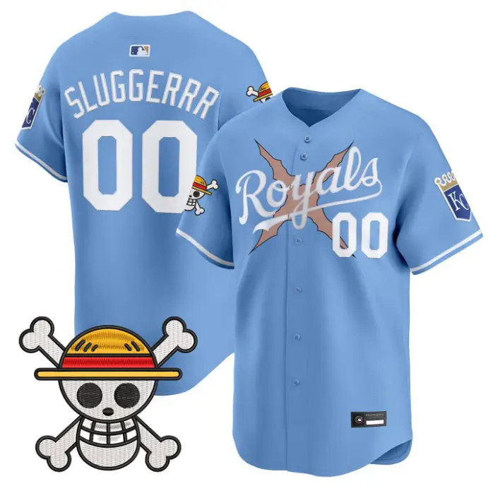 Sluggerrr Jersey #00 Kansas City Royals One Piece Premier Stitched