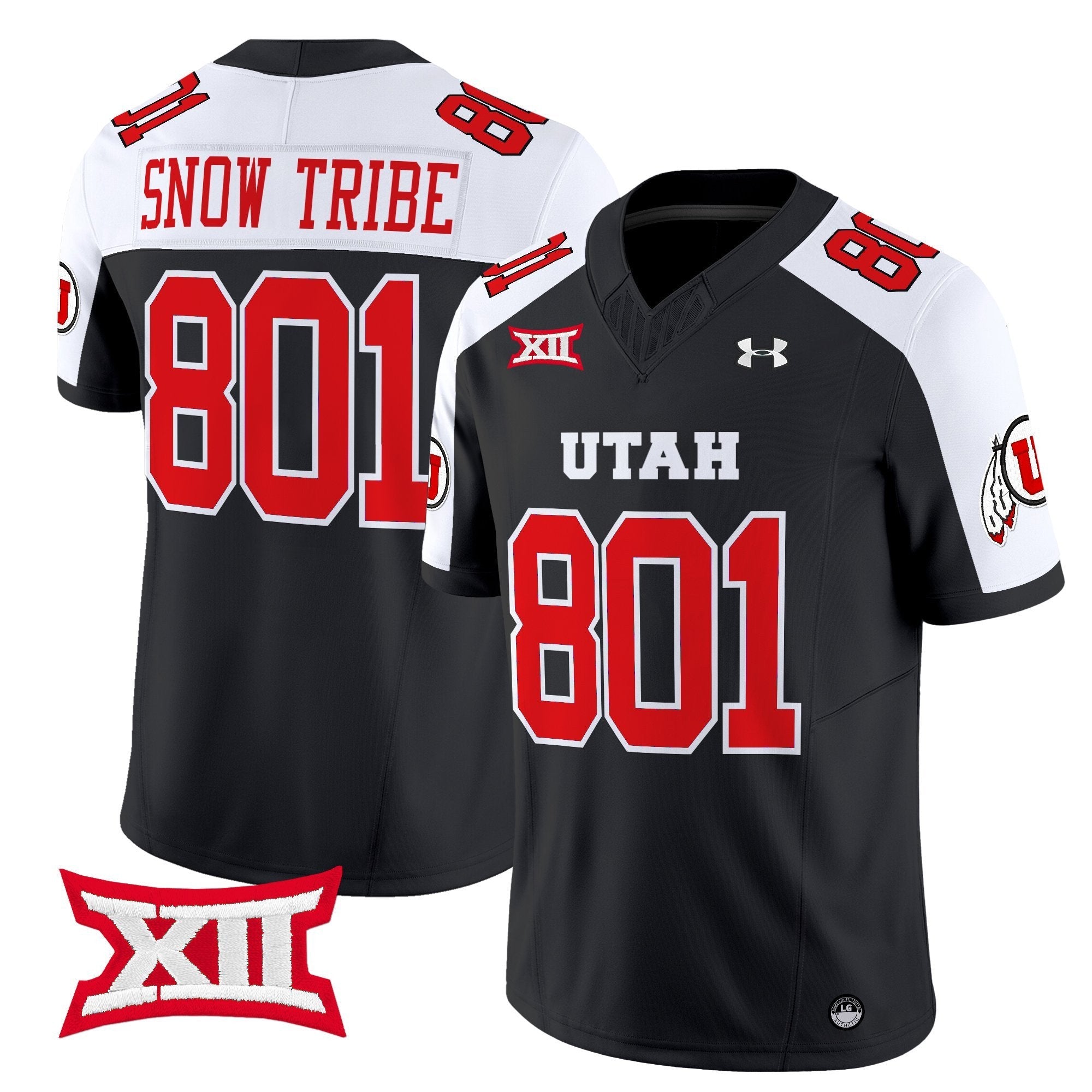 Snow Tribe Jersey #801 Utah Utes 2025 Vapor Limited Stitched