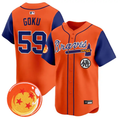 Son Goku Jersey #59 Atlanta Braves Dragon Ball Premier Stitched