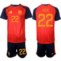Spain #22 ISCO Jersey National Team x World Cup 2026 Home Red On Field Soccer