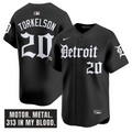 Spencer Torkelson Jersey #20 Detroit Tigers Motor Gothic Edition Vapor Limited Stitched
