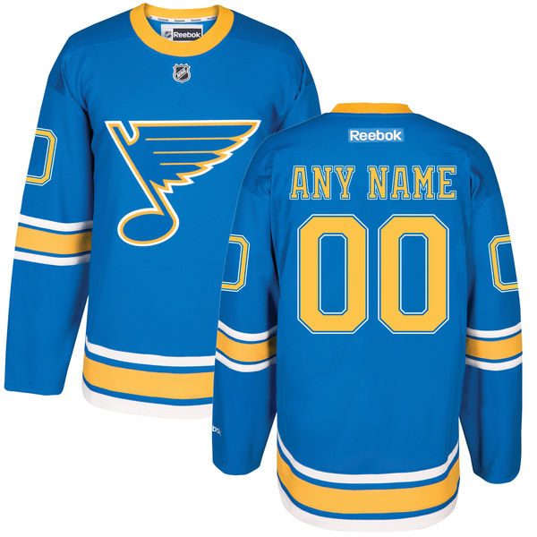 St. Louis Blues Reebok 2017 Winter Classic Custom Jersey Stitched