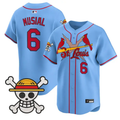 Stan Musial Jersey #6 St. Louis Cardinals One Piece Premier Stitched