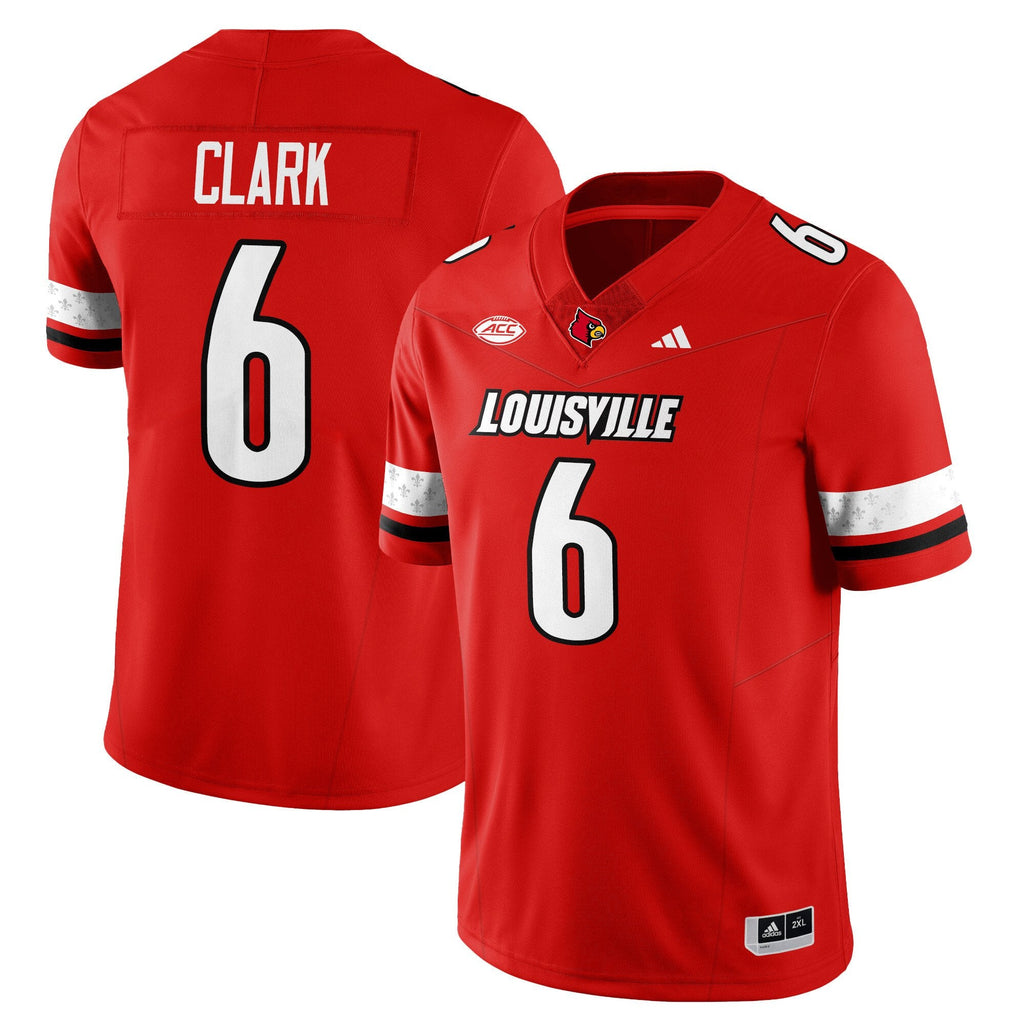 Stanquan Clark Jersey #6 Louisville Football 2025 Vapor Limited Stitched