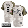 Starling Marte Jersey #6 New York Mets 2025 Armed Forces Day Vapor Stitched