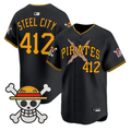 Steel City Jersey #412 Pittsburgh Pirates One Piece Premier Stitched
