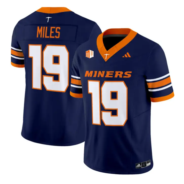 Sterling Miles Jersey #19 UTEP Miners 2016 Vapor Limited Stitched