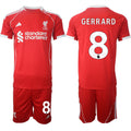 Steven Gerrard Jersey #8 Liverpool Red Home 2025-26 Soccer Suit