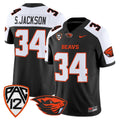 Steven Jackson Jersey #34 Oregon State Beavers 2025 Limited Stitched