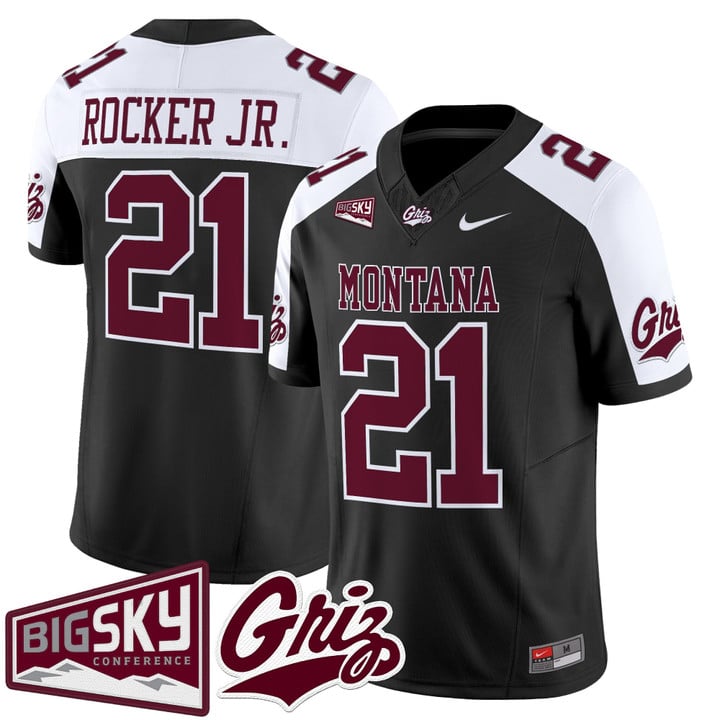 Stevie Rocker Jr Jersey #21 Montana Grizzlies 2025 Vapor Stitched