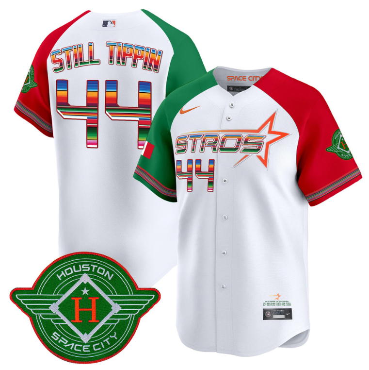 Still Tippin Jersey #44 Astros 2025 City Connect Mexico Vapor Premier Limited Stitched