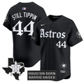 Still Tippin Jersey #44 Houston Astros Gothic Edition Vapor Premier Limited Stitched