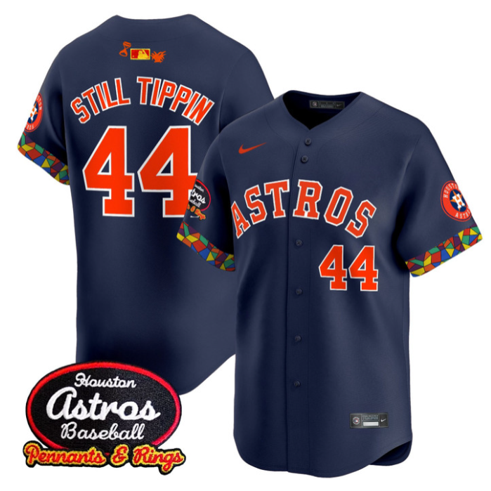 Still Tippin Jersey #44 Houston Astros x El Tiempo Cantina Vapor Premier Limited Stitched